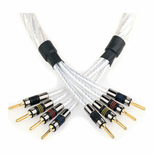 QED Signature Genesis Silver Spiral Pre-Terminated Speaker Cable