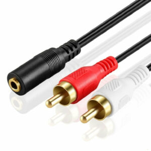 Sennheiser - Mini Jack Adapter 3.5ST - 2 RCA Cable (Each)
