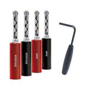 AudioQuest SG100 Silver Banana Plugs - Pack of 8