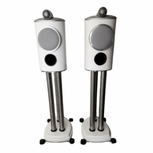 Bowers & Wilkins 805 D4 Bookshelf Speakers (Pair) w/ custom Sound Structure Stands | Pre-Owned